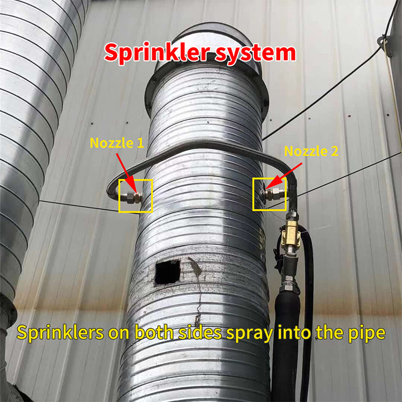 Wood Processing Fire Protection with ATEX Duct Spark Detector & CE Alarm Controlle