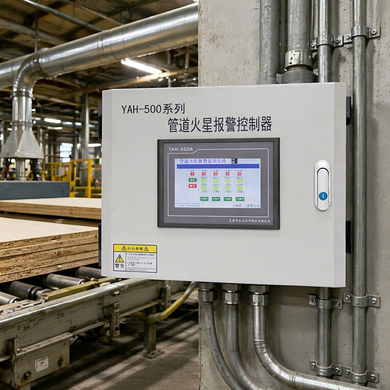 Automatic Wood Chip Spark Detection & Extinguishing with Relay Output for PLC Interlock
