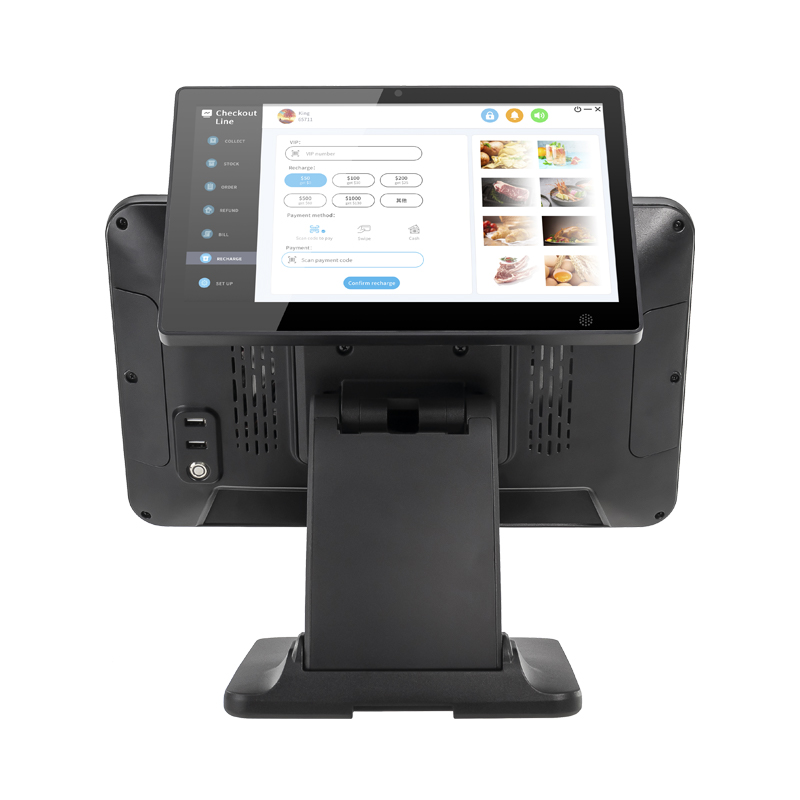 15.6 inch hot sale foldable pos terminal monitor touch screen pos pc monitor for business