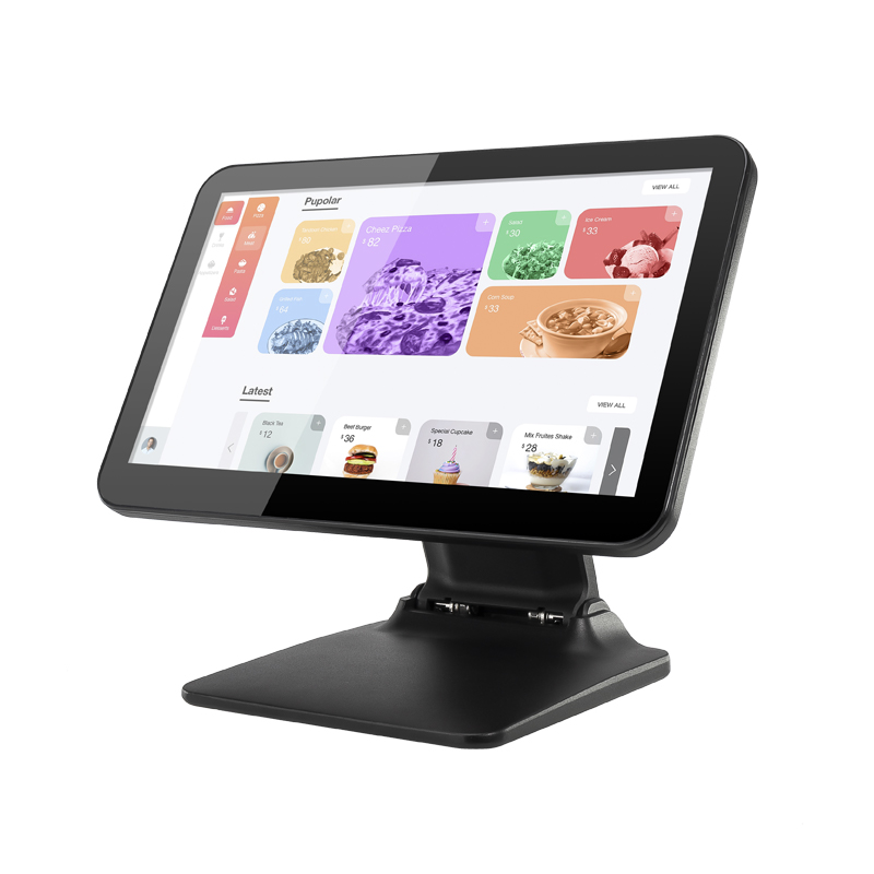 Licon pos machine 15.6 inch retail tablet foldable pos systems win 10 i5