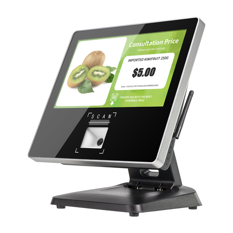 Hot Sale Android Windows OS Price Checker with Barcode Scanner Touchscreen Price Checker for Shops