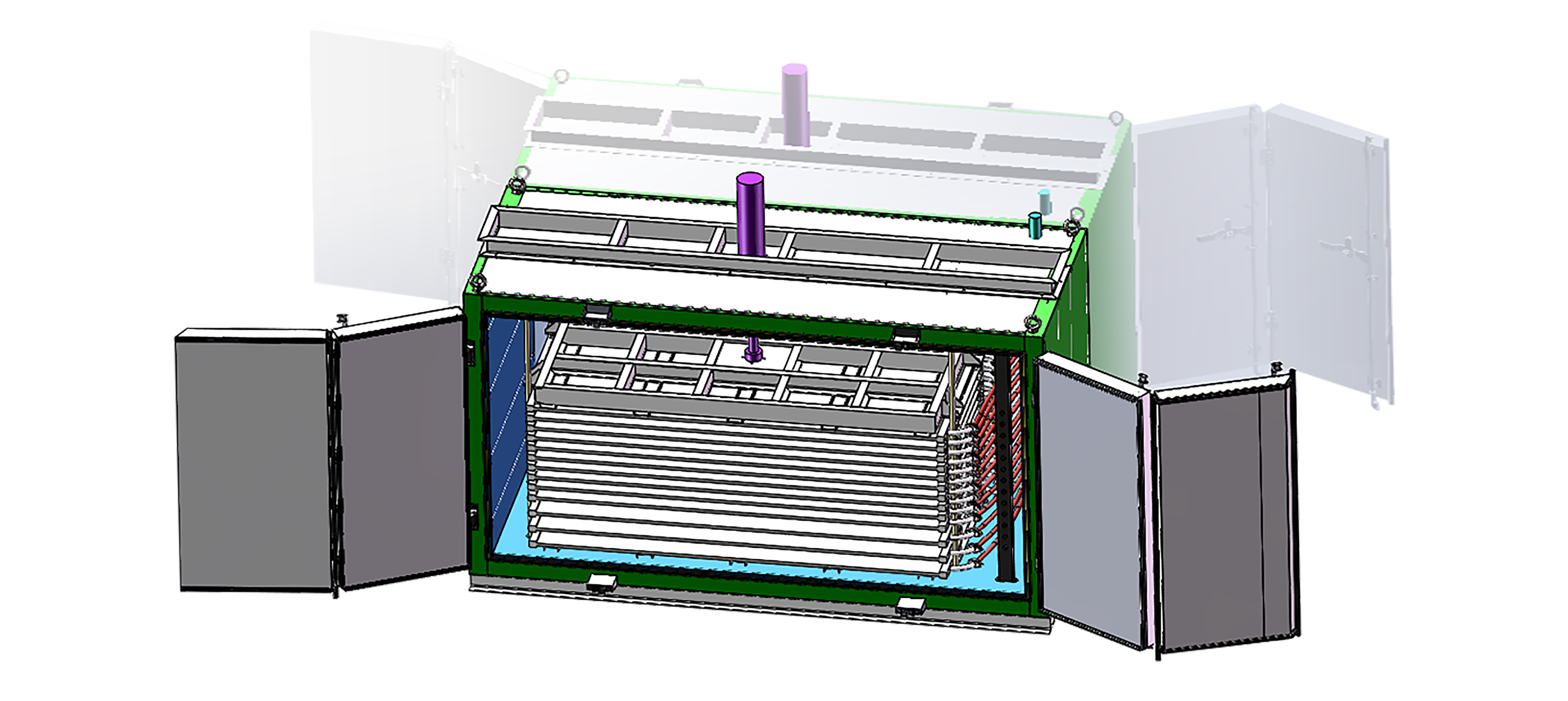 500kg seafood freezing machine