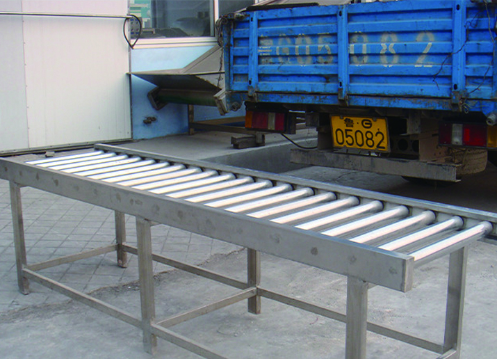 Stainless no power conveyor belt