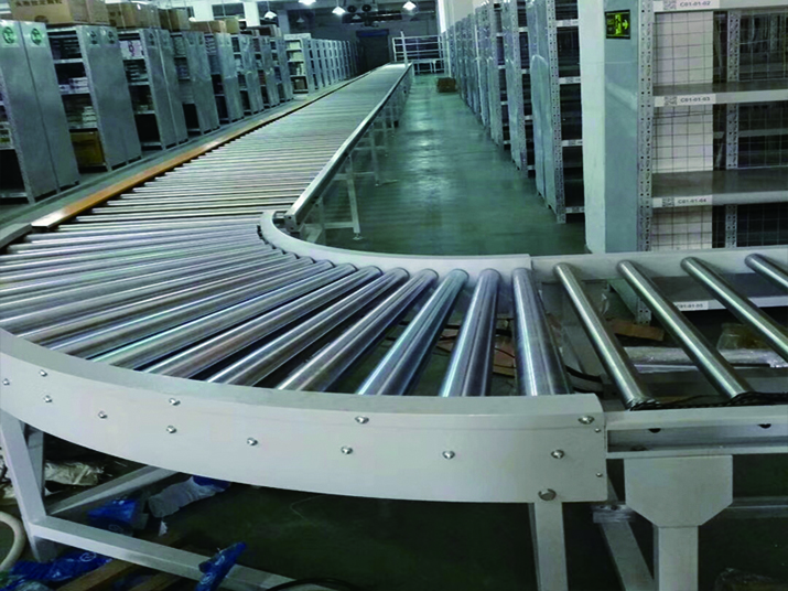 Stainless steel turning conveyor