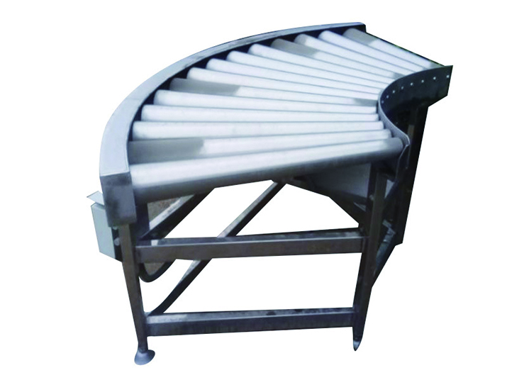 Food sorting turning conveyor