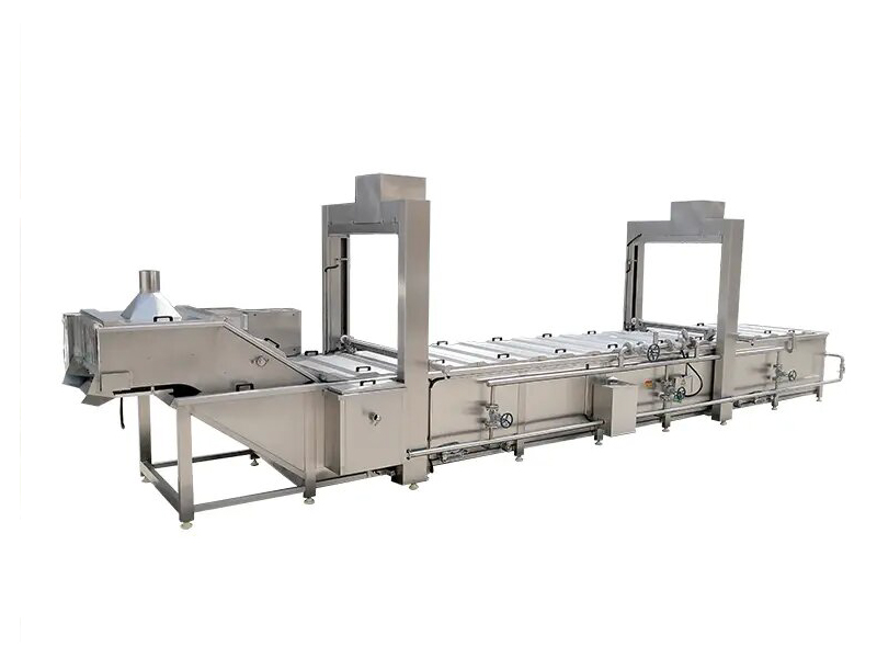 Kelp lifting blanching machine