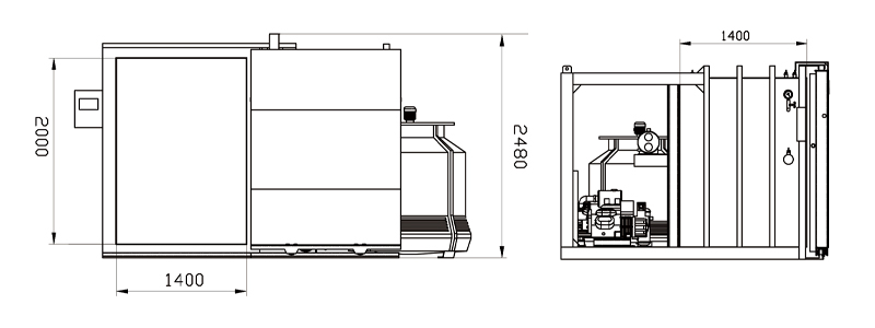 Deli fast food vacuum precooler