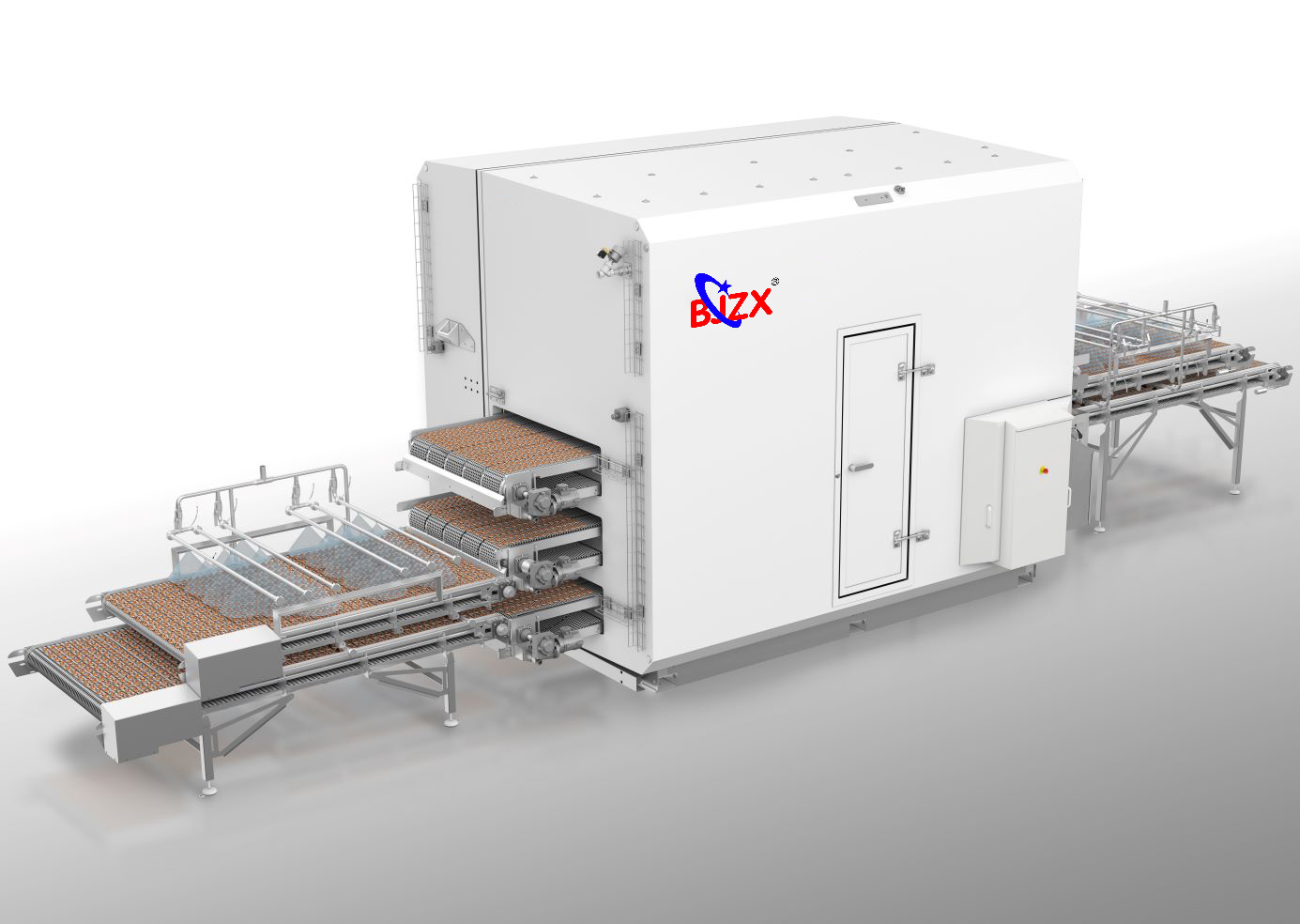 Multi-Level Impingement Freezer