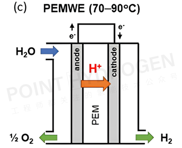 Proton exchange membrane water electrolyzers (PEMWEs)