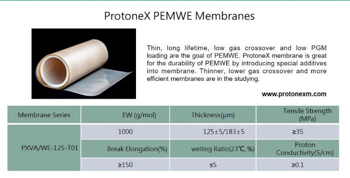 Understanding PEM Water Electrolysis (PEMWE) Membranes