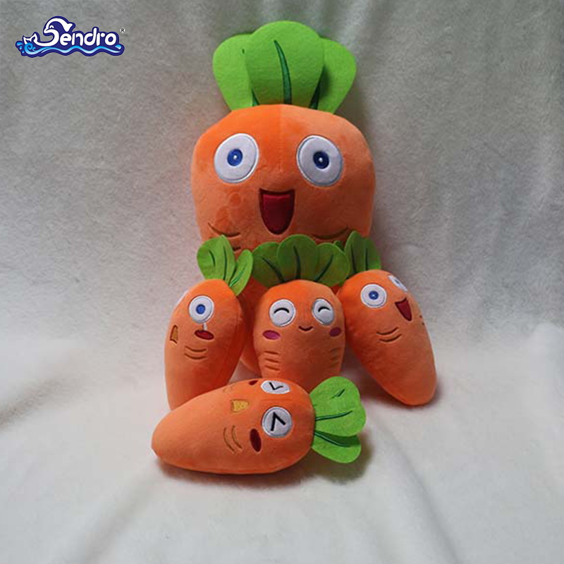 Plant fruit stuffed toys custom carrot plush toys gifts