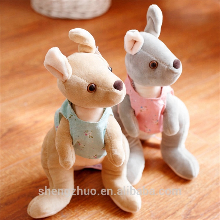 Custom plush stuffed kangaroo toys soft kangaroo plush toy