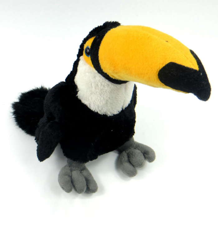 Cuddly plush toys toucan stuffed animals great hornbill bird