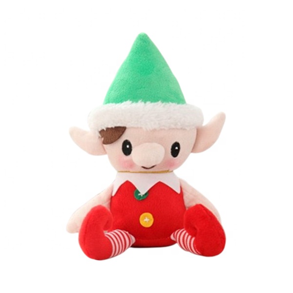 Customized Christmas elf plush stuffed toys for kids
