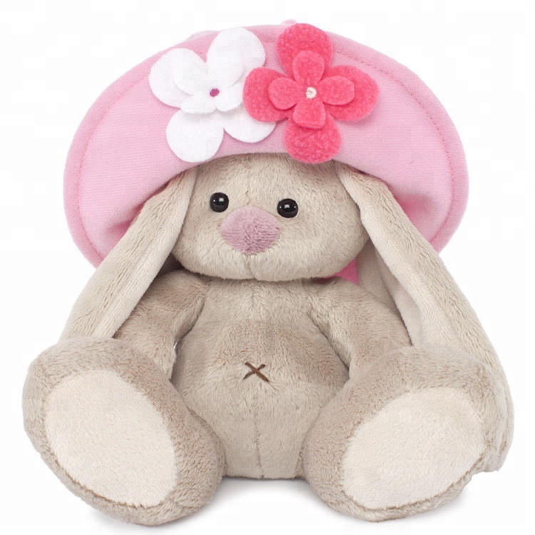 Custom soft plush animal toys stuffed rabbit toys