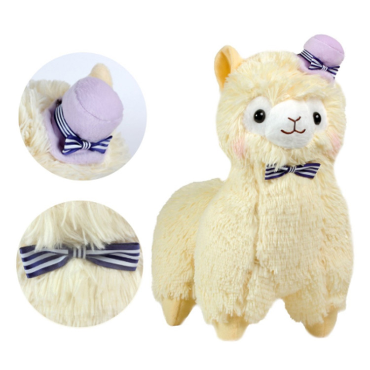 Stuffed animal plush alpaca doll cute soft toy