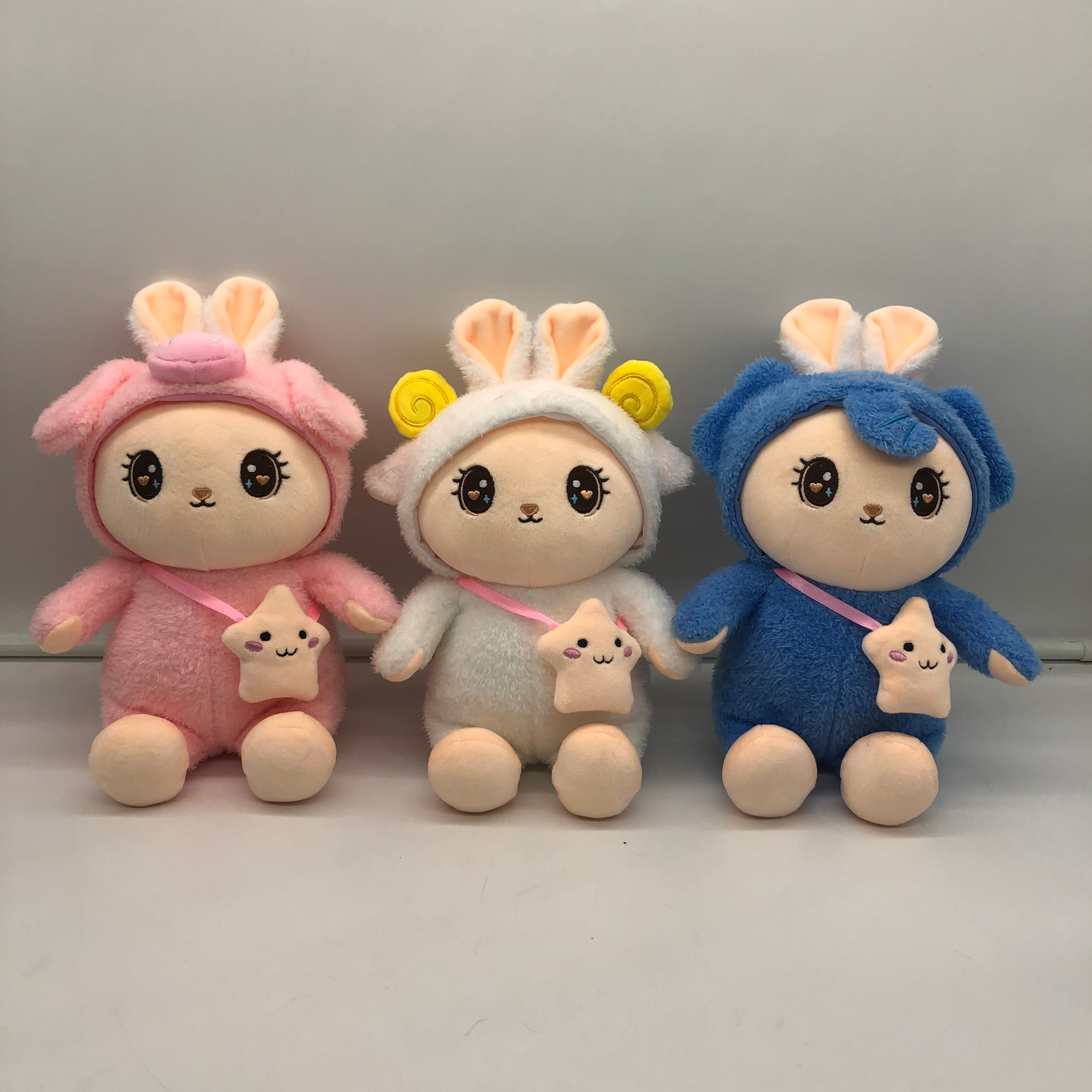 Plush stuffed soft transform animals rabbit dolls