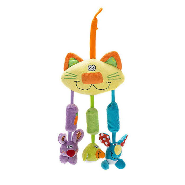 Stuffed bed stroller hanging toy