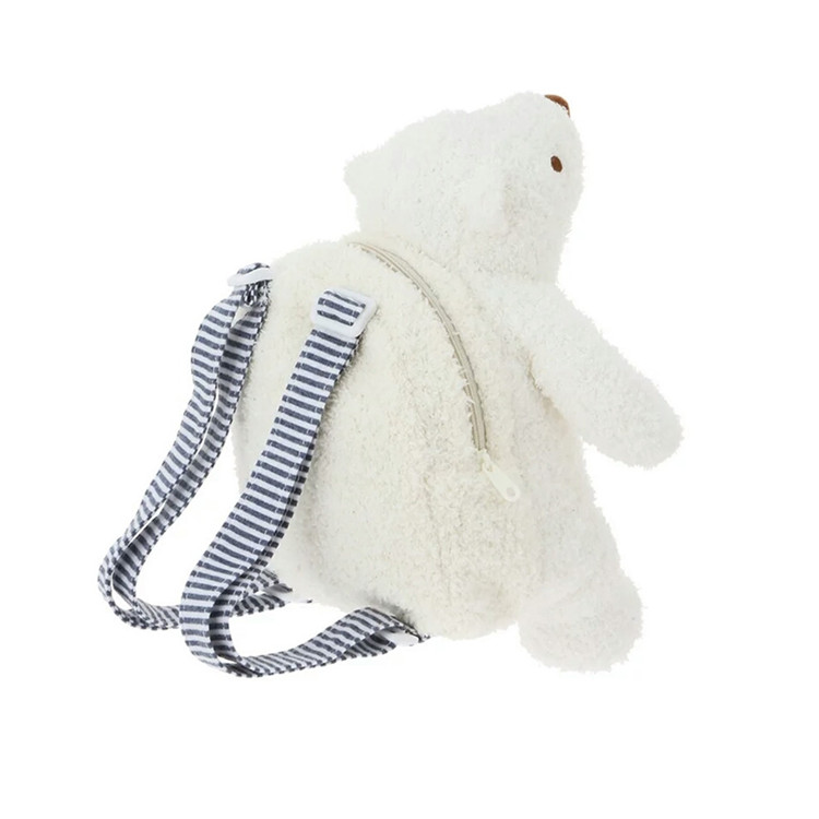Plush bear bags stuffed animal shape backpack toys