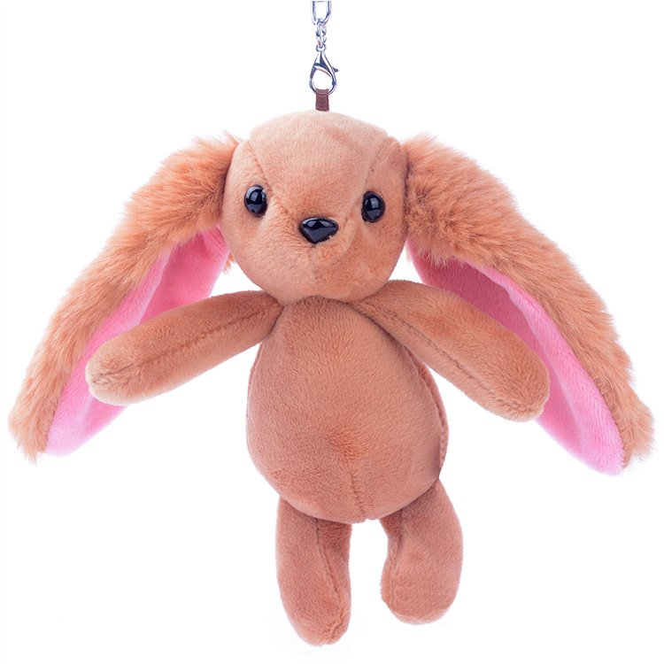 Custom stuffed keychain bunny plush toy
