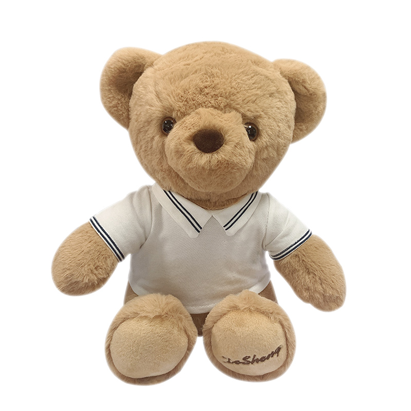 Plush teddy bear toy with T-shirt