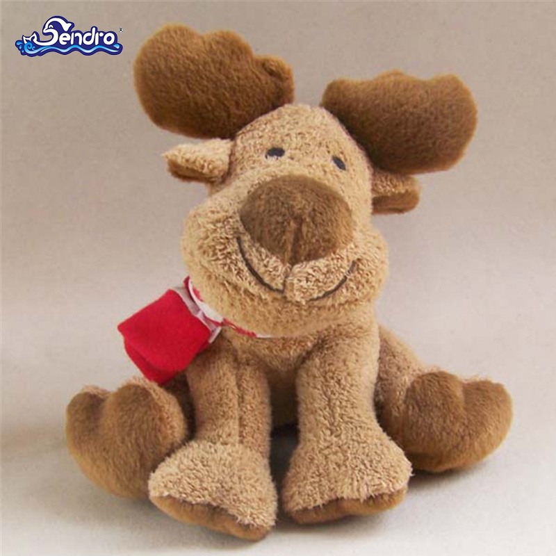 Customized festival toys soft deer plush reindeer stuffed animal toy