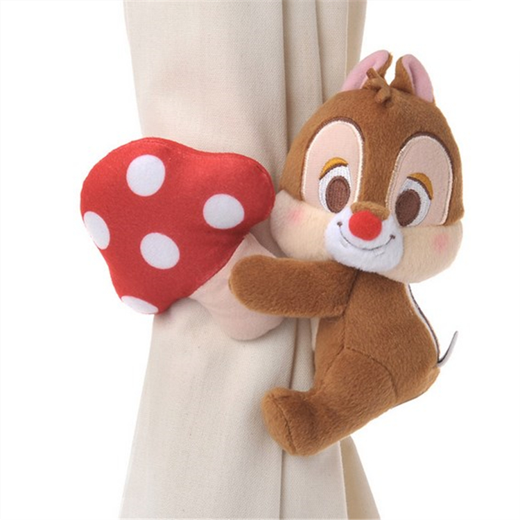 Animals plush tiebacks clips squirrel toy curtain buckles