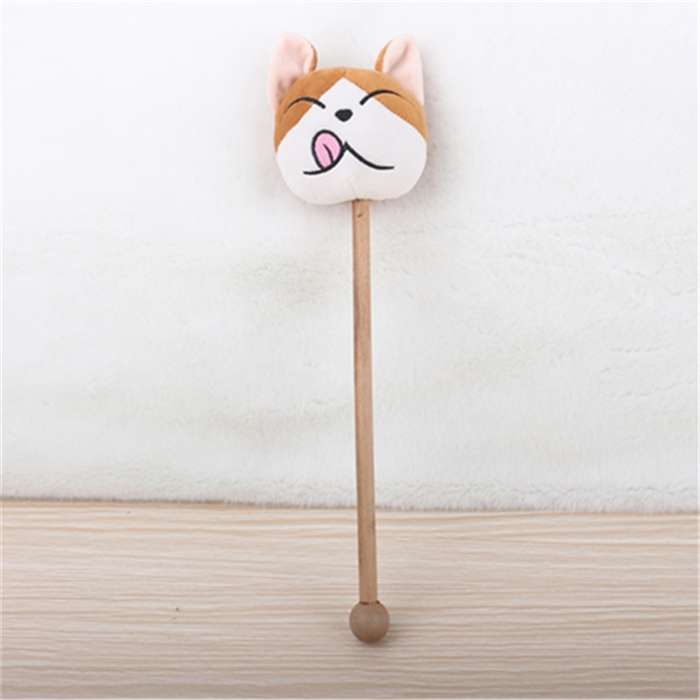 Custom cartoon plush toy massage stick