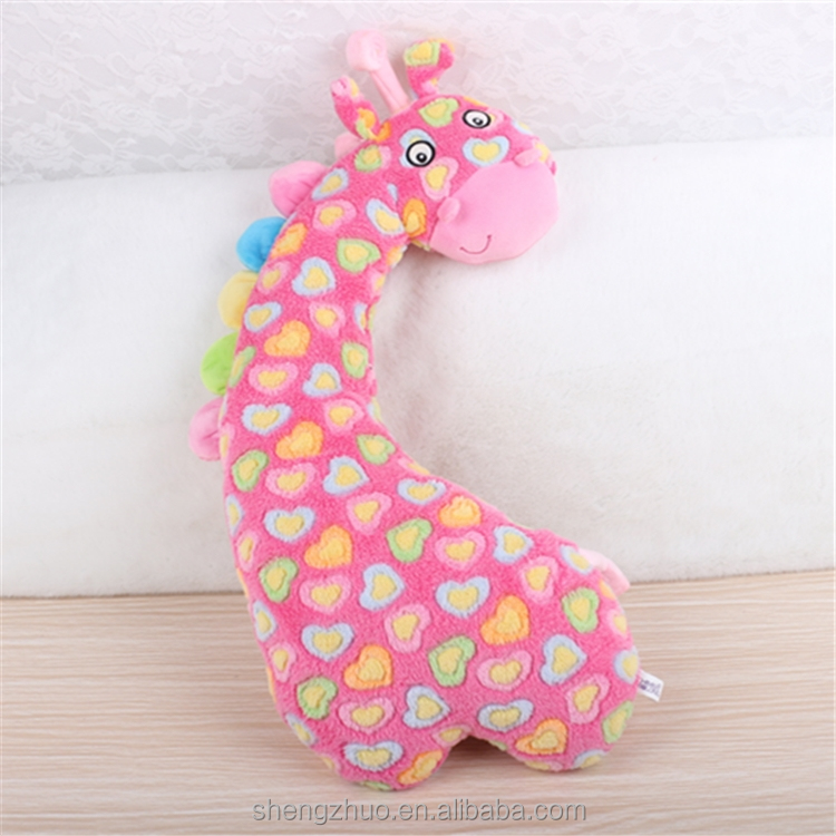 Stuffed animal plush soft giraffe plush pillow toy