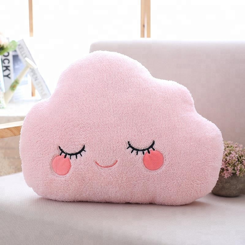Stuffed cloud moon star raindrop plush pillow toys