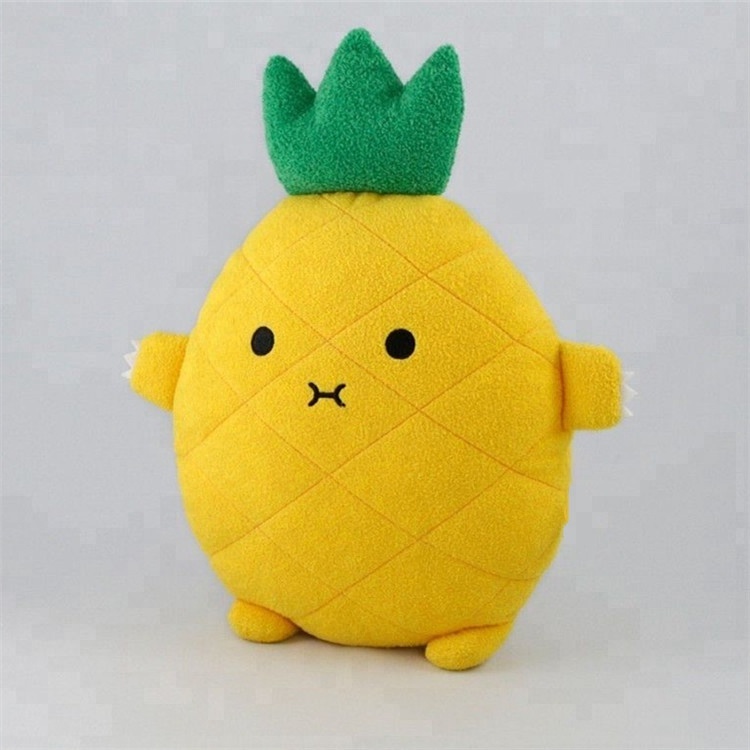 Custom design stuffed plush fruit shape toy pet dog chew toy