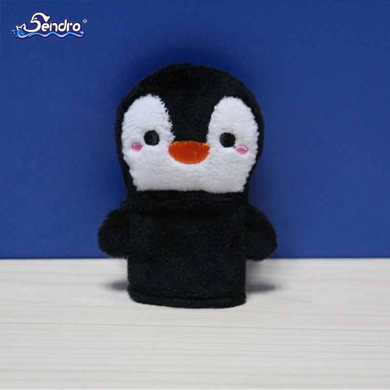 A set animal finger puppets for kids custom plush toy