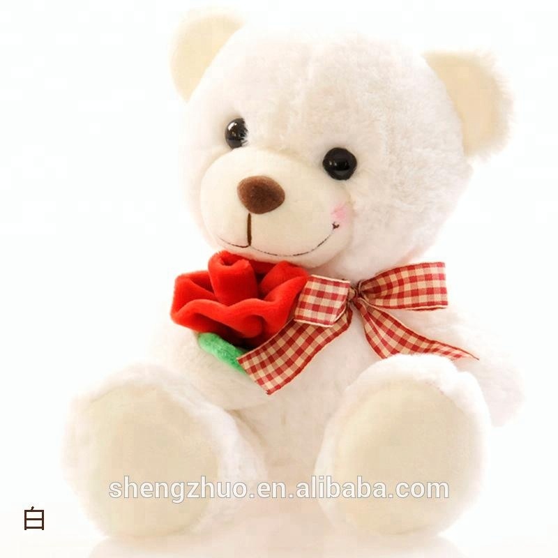 Plush teddy bear toy for valentine gifts