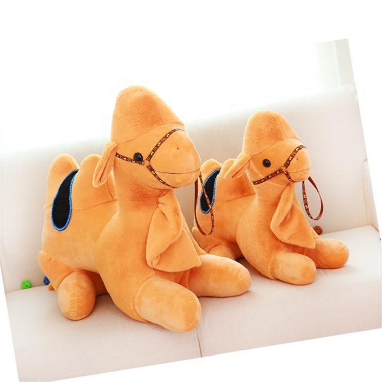 Custom size cute soft stuffed animal toys plush camel soft toy