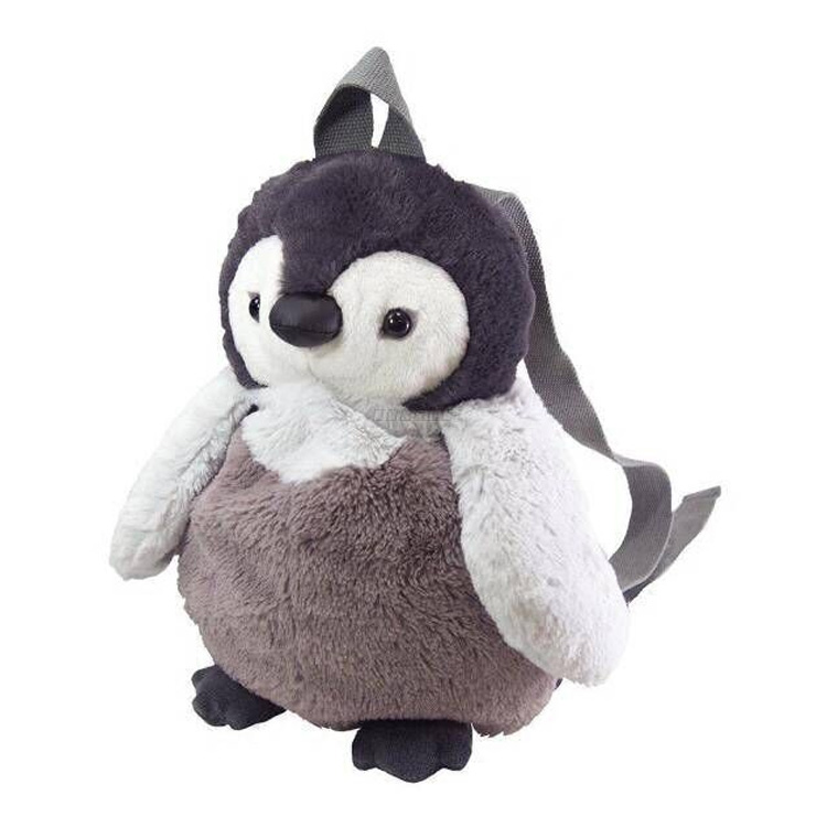 Plush penguin backpack toy
