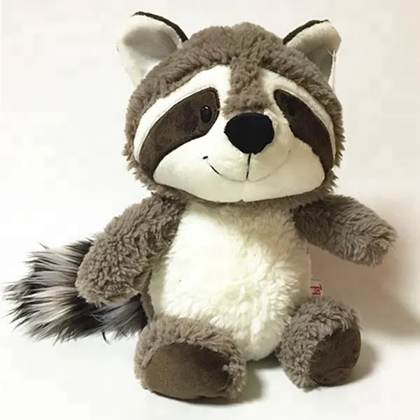 Stuffed wild animal kids cartoon plush palm civet soft toy raccoon