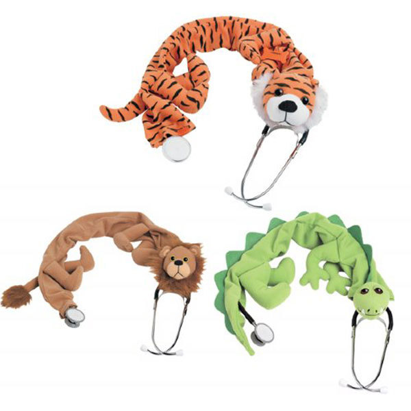High quality animal shape stuffed plush toy with stethoscope cover