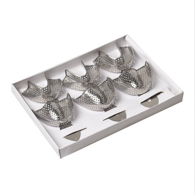 Supply Metal plastic dental impression trays disposable tray dental