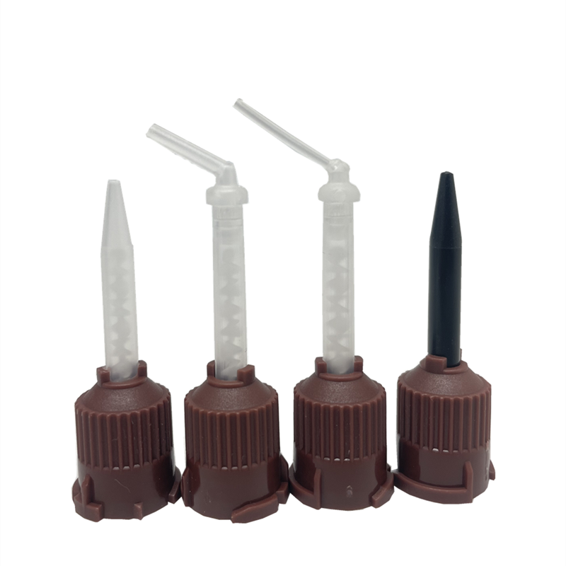 Plastic Disposable Brown Yellow Mixing Tips Dental