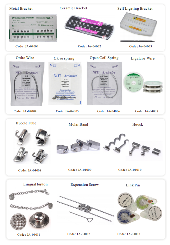 Dental Metal Orthodontic Brackets Dental Precio