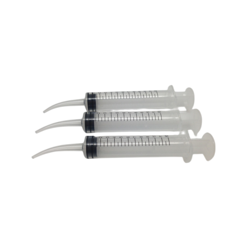 Disposable Dental Curved Tip Oral Irrigation Syringe