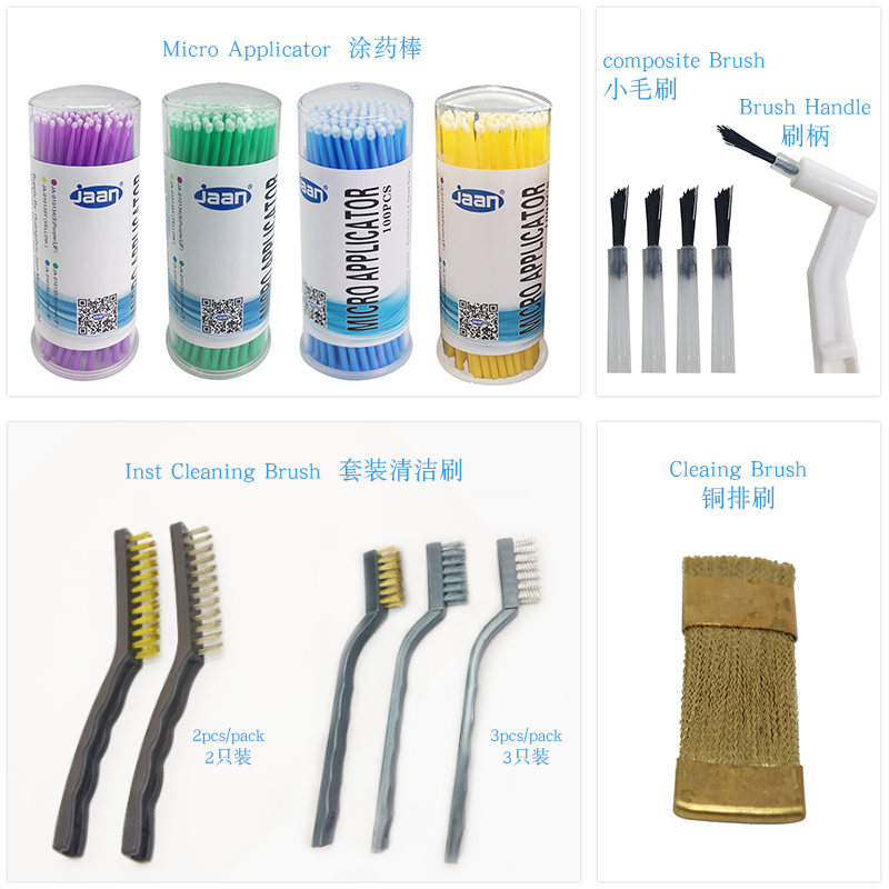 Dental Consumable Micro Fiber Brush Diposable Appicators Brush