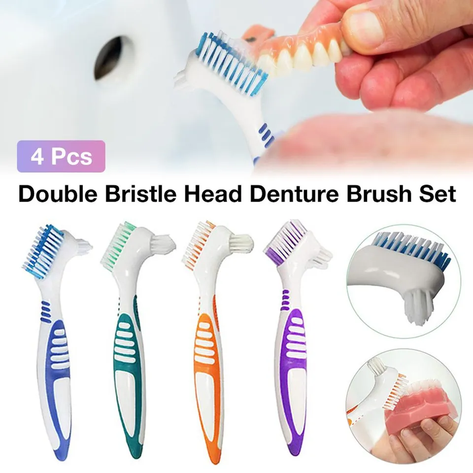 denture cleaning denture brush