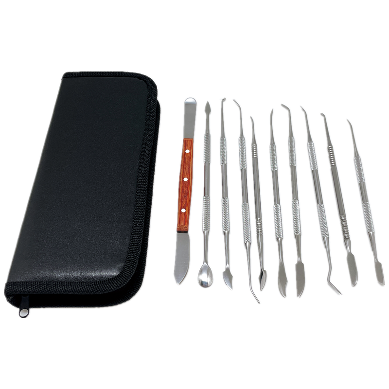 Dental LAB Stainless Steel KIT Wax Carving Tool Set Dental Instruments