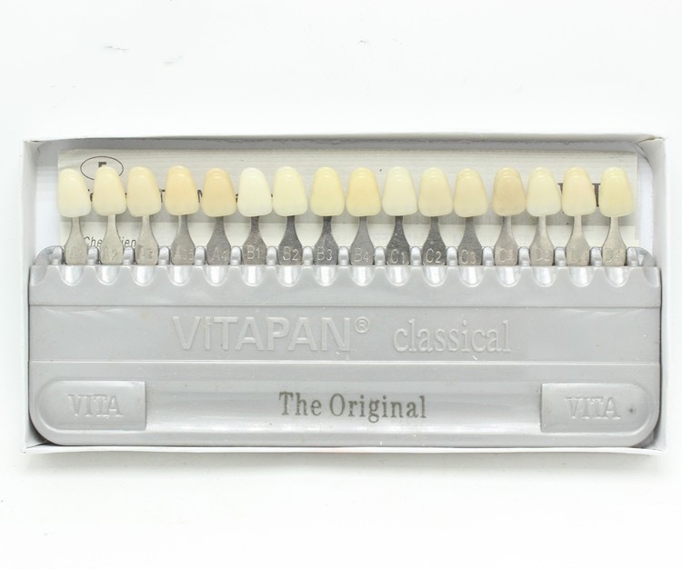 shades of teeth whitening chart dental tooth color chart shade guide products