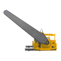 Piła łańcuchowa typu szynowego do kamieniołomów