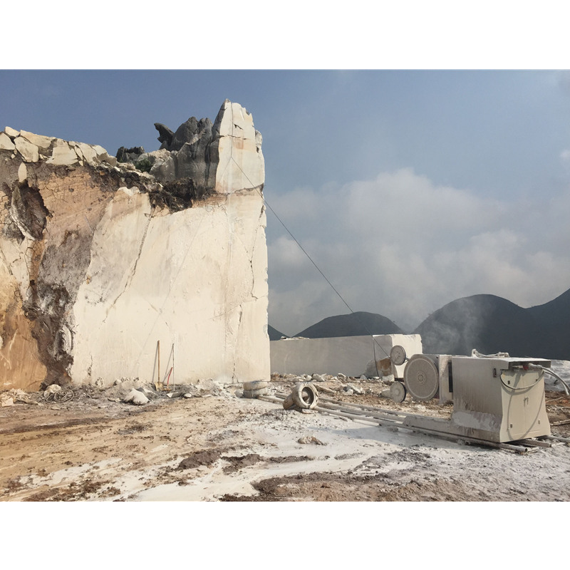 Máy cắt đá bằng dây kim cương cho đá cẩm thạch