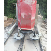 Máy cắt đá bằng dây kim cương cho đá cẩm thạch