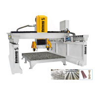 Bridge CNC Granite Profiling Cutting Machine