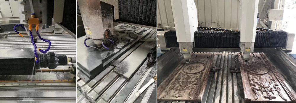 Granite engraving machine